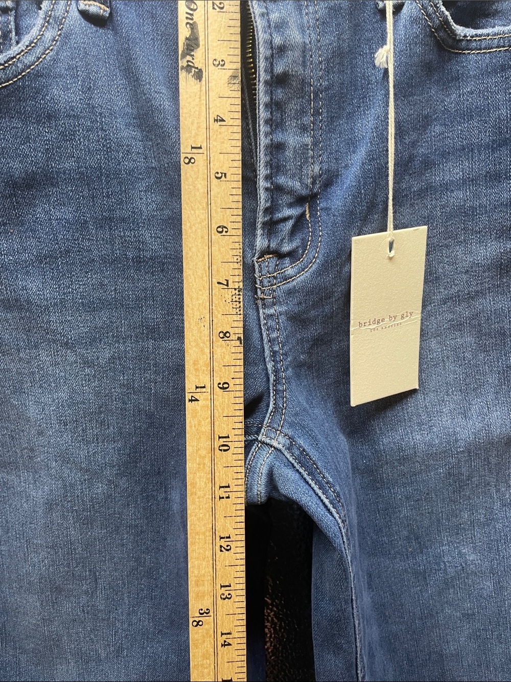 Bridge by Gly Dark Blue Barrel Jeans - Relaxed Fit - Picture 5 of 9